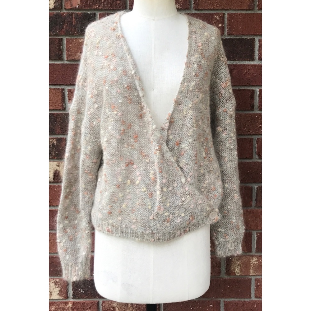 MES DEMOISELLES Plumage Wrap Sweater - Picture 2 of 3
